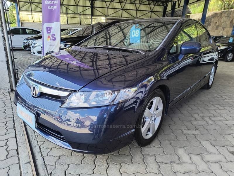 HONDA - CIVIC - 2007/2008 - Azul - R$ 47.000,00